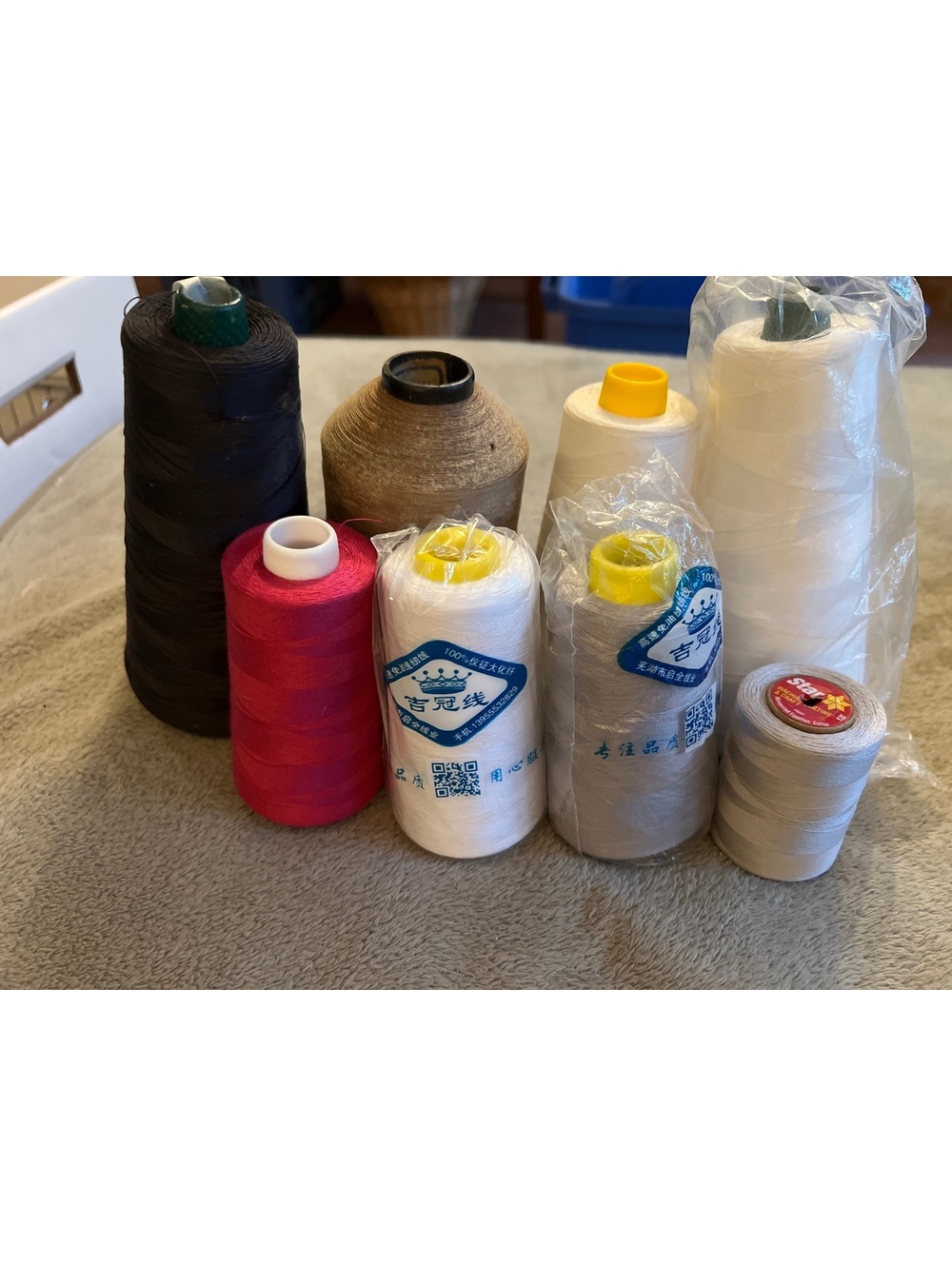 Mixed Color Sewing Thread Spools Set